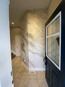 Professional marble venetian plaster application Ottawa contractor