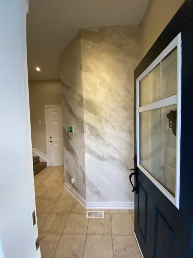 Professional marble venetian plaster application Ottawa contractor